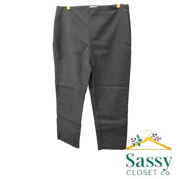 Chico’s So Slimming Sleek Black Crop Pants Sz 0.5 (US 6) EUC - Picture 1 of 5